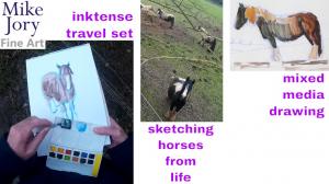 The Sunday Art Show - En Plein Air Horse Sketching
